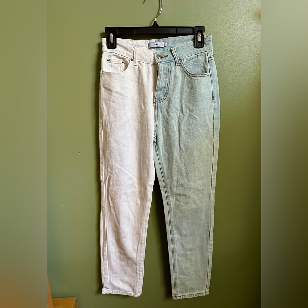 Two-Tone Women’s Jeans